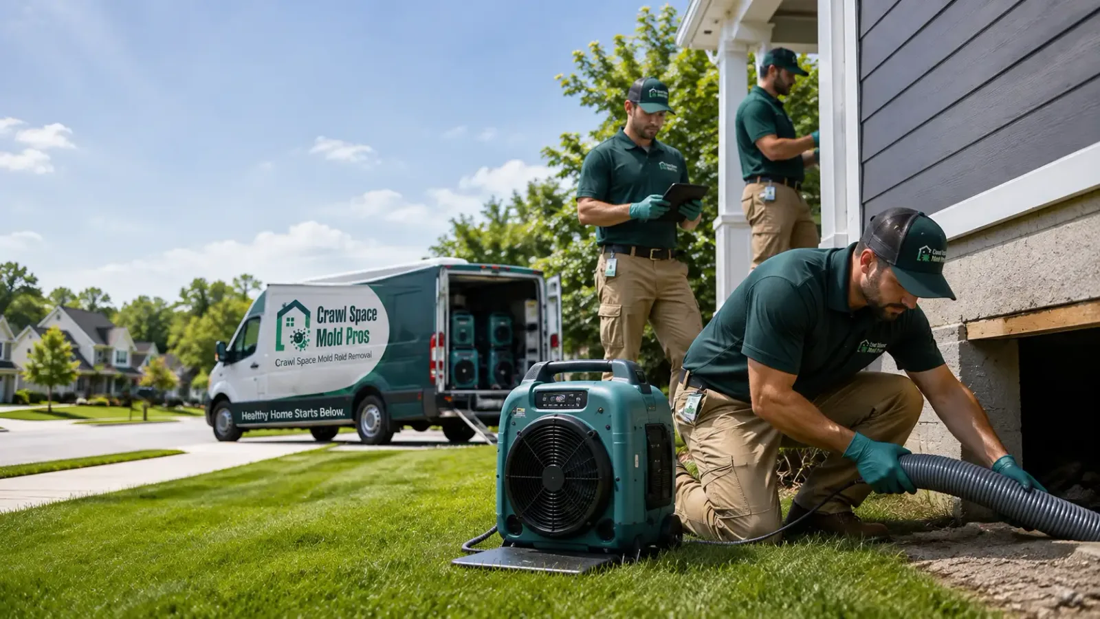 Crawl Space Mold Removal in Pleasant Grove, CA